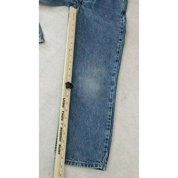 Levi's 550 Red Tab Denim Blue Jeans Kids size 9 22x23 100% Cotton Medium Wash J - Picture 6 of 7